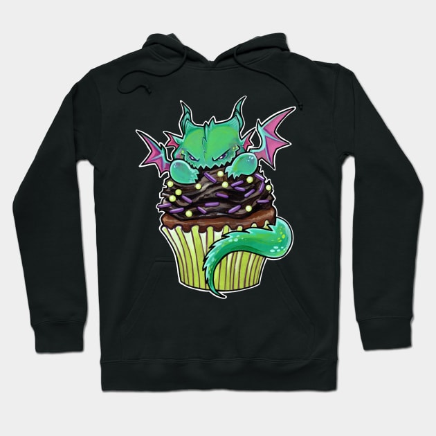 Cupcake dragon chocolate chompers Hoodie by BiancaRomanStumpff